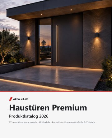 Haustüren Premium (Aluminium) – Katalog-Titelseite