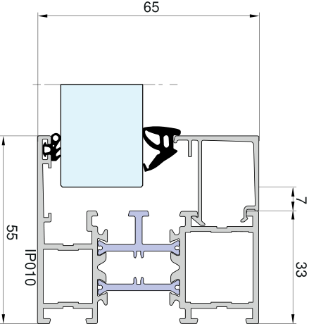 Aliplast Imperial – Rahmen 55 mm