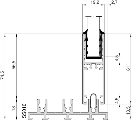 Aliplast Slide Glass