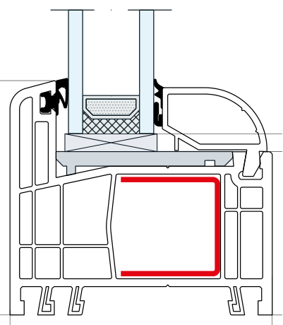 Gealan S 8000 – Rahmen 66 mm