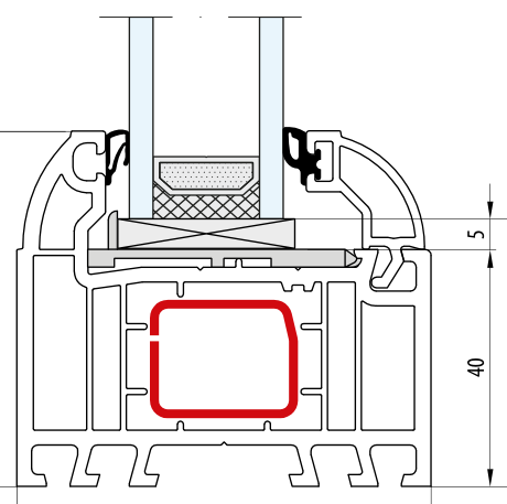 IDEAL 70/4000 Casement – Rahmen 60 mm